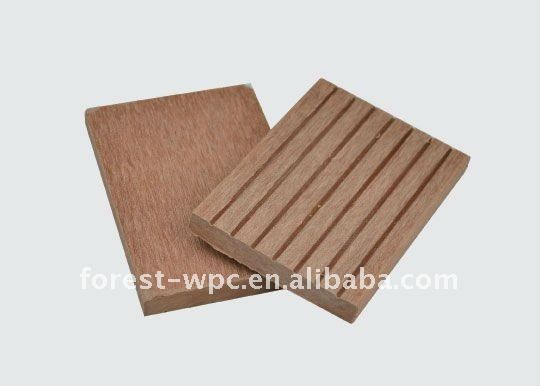 2012 High tensile strength and like natural wood WPC decking board