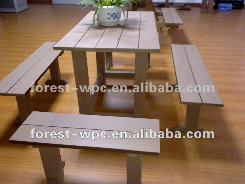 2012 closer natural more beautiful and comfortable WPC outdoor and garden desk