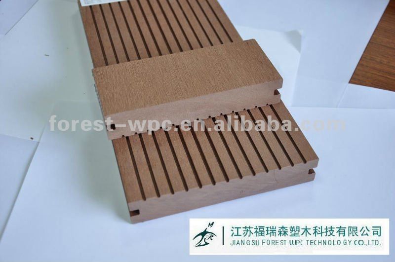 2012 No painting and 100% recycle,saving wood resource decking board