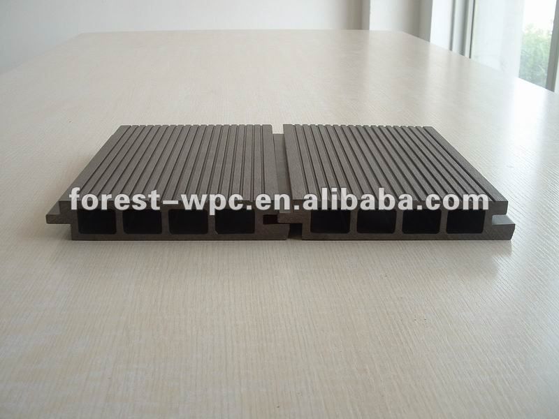 2012 High tensile strength no glue wpc fireproof floor boards