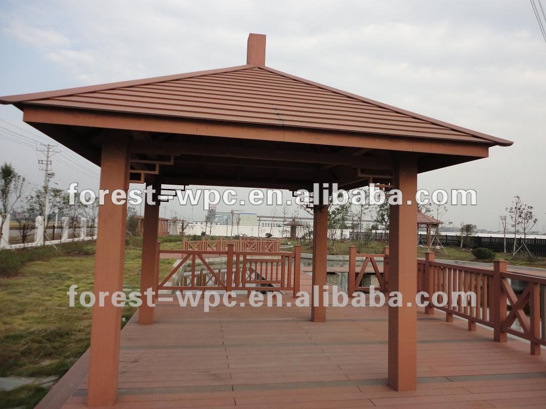 2012 WPC high tensile strength gazebo suppliers