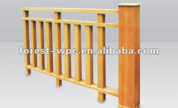 2012 Fire-resistant water proof plastic wood fencing