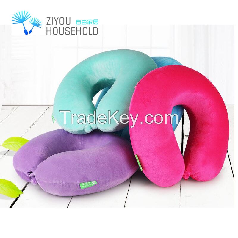 350g Foam Memory Nap Pillow U Shape Neck Pillow Small Travel Pillow and Driving Pillow with Four Color Optional