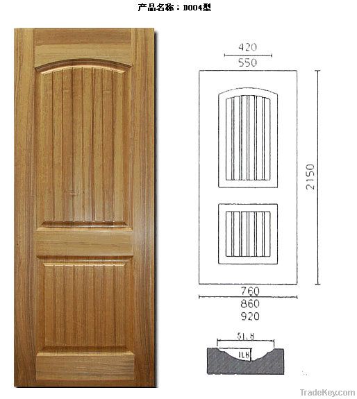 High Quality Deep Modelling HDF door skin