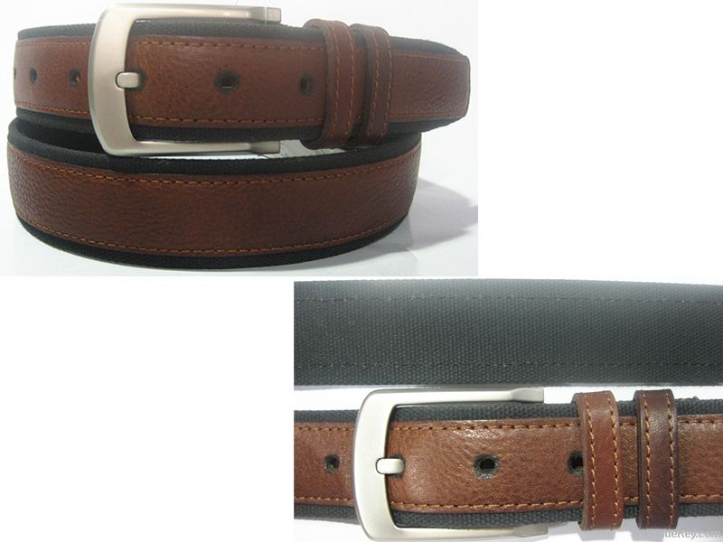 Mens genuine leather belts