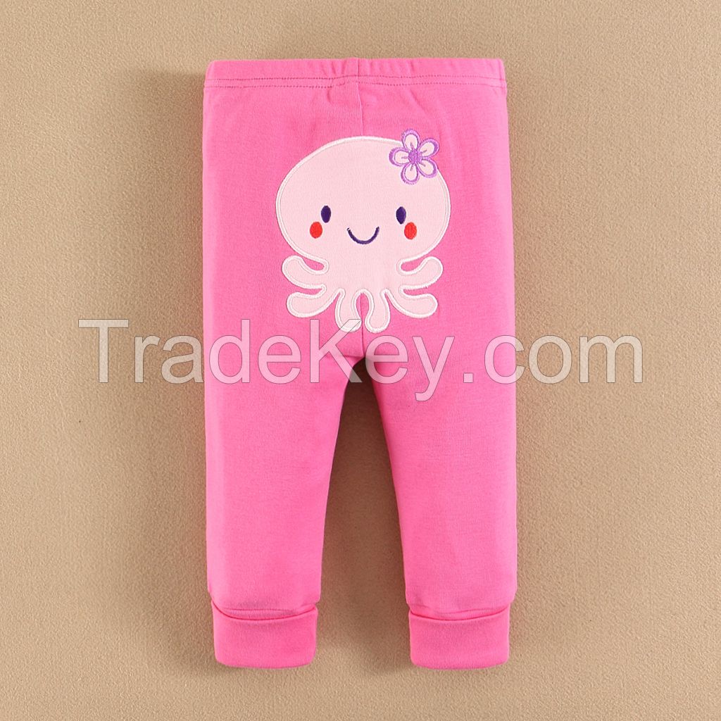 2015 baby clothing 100% cotton cartoon baby PP pants factory
