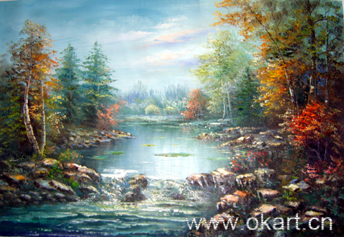 LandScape (100% handmade oil painting on canvas)