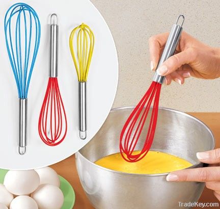 silicone egg whisk