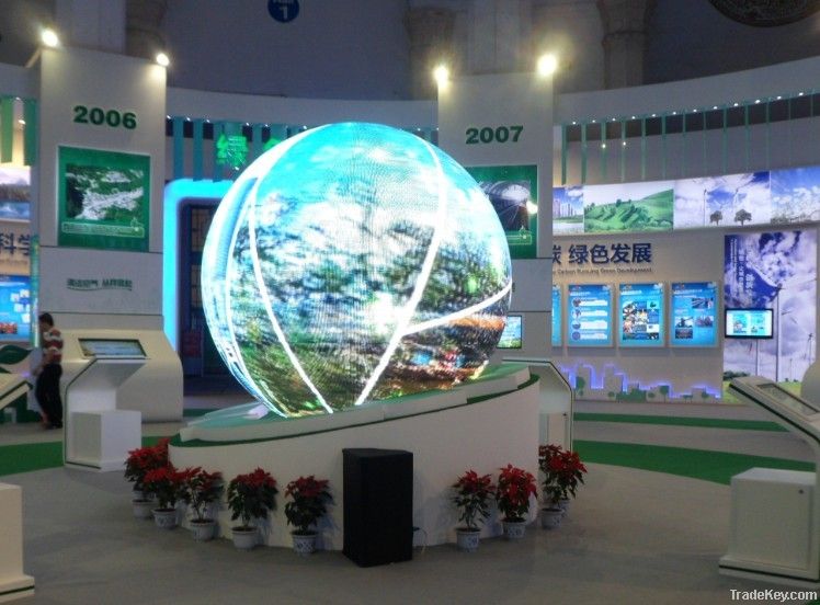 Outdoor and indoor Sphere LED Display