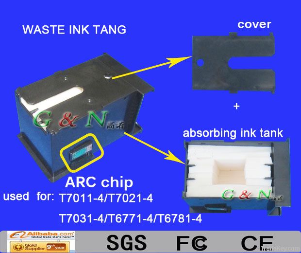 waster ink tank for EPSON PRO WP-4011/WP-4511/WP-4521/WP-4531/PX-B705F