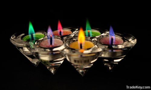 2013 Hot Selling Colorful Birthday Cake Candle 6 Colors Flame