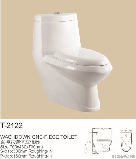 Ceramic One Piece Toilet