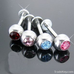 Labret Stud Body Piercing Jewelry , Lip ring