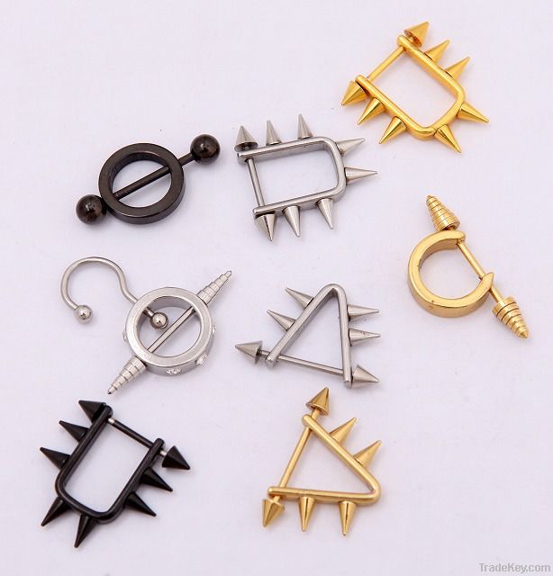 Surgical steel Nipple Ring Body Piercing Jewelry