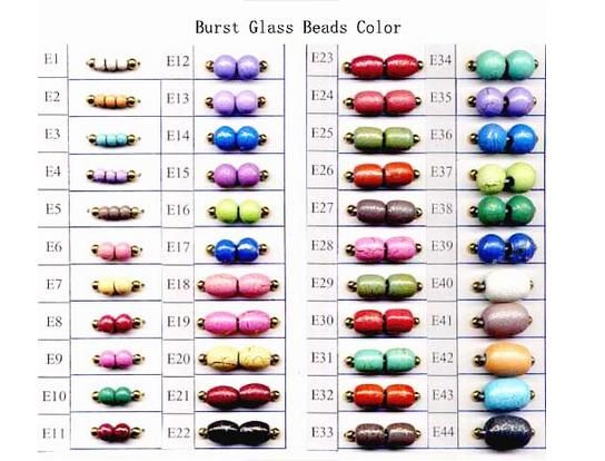 Burst Glass Beads 