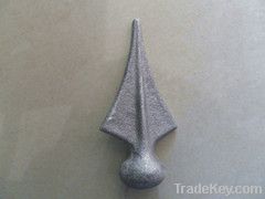wrought iron fence spear points