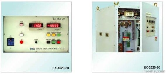 Capacitive pulse magnetizer machines