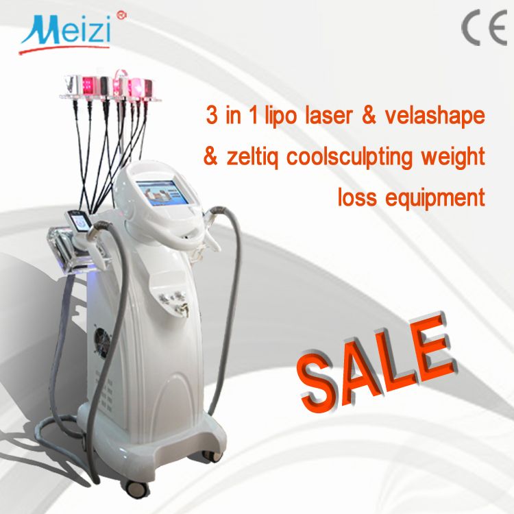 3 in 1 Cryotherapy machine & velashape machine & laser lipo machine