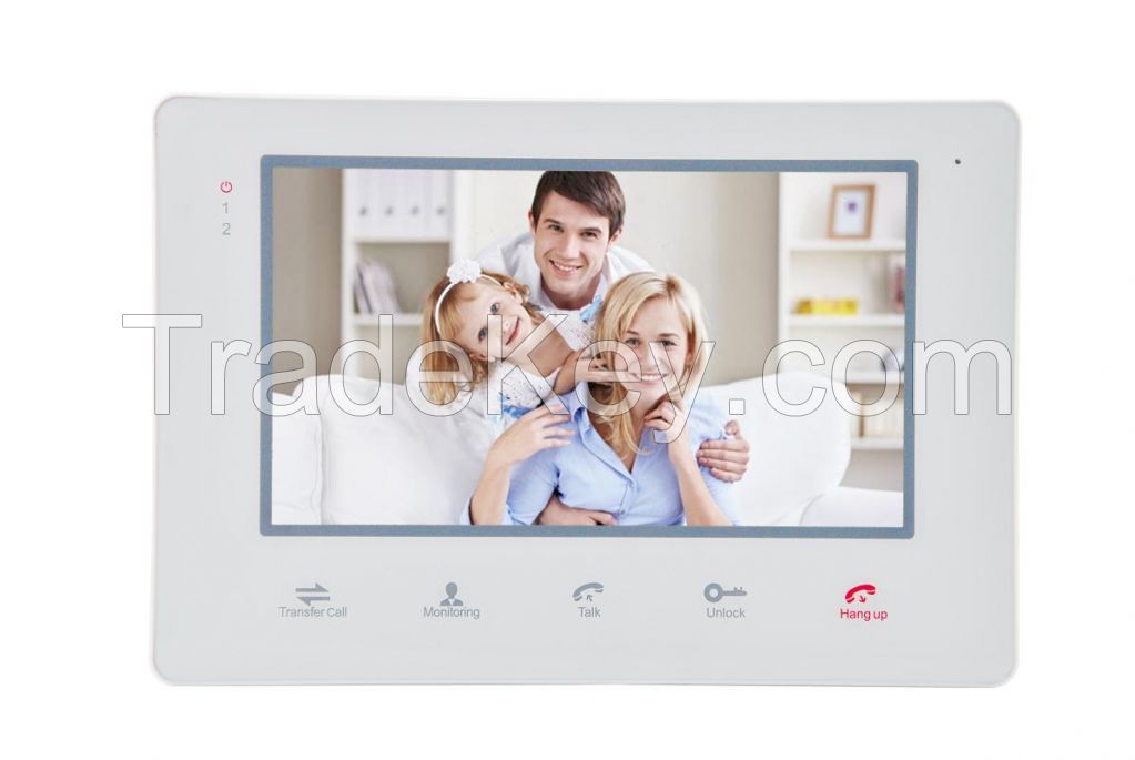 7 inch villa system indoor monitor