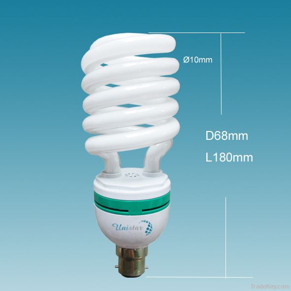 40W half spiral energy saving lamp cfl bulb