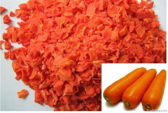 Dehydrated carrot granules