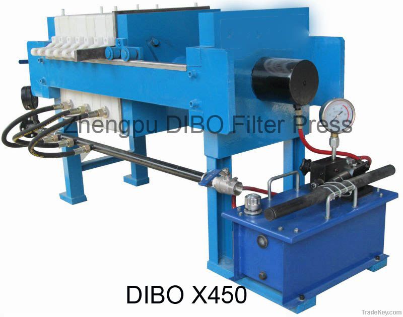 Filter press Zhengpu DIBO X450 Chamber Filter Press