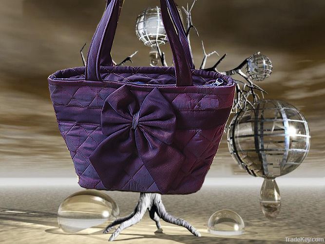 Violet Silk Bag