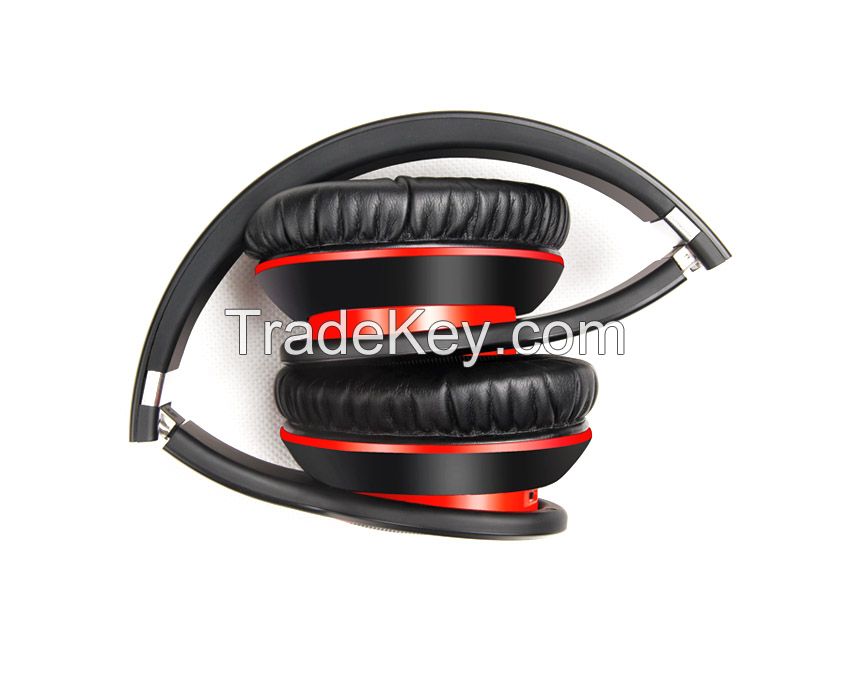 Bluetooth 4.0 Headphones with Aux-in, 10m Operating Range, Rechargeable Lithium Battery 