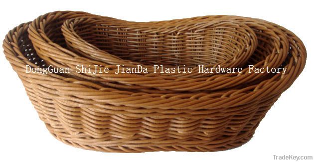 PP rattan Garbage basket plastic