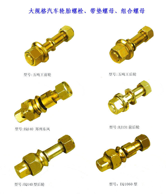 Big specifications of wheel nuts, nuts with washer face and nuts se