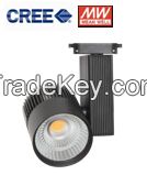 45W 3 phase CREE COB LED Track Light