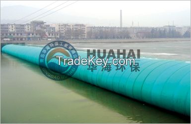 Water inflatable rubber dam