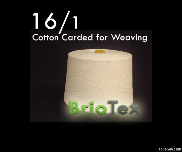 16/1 Cotton Carded Yarn for Weaving