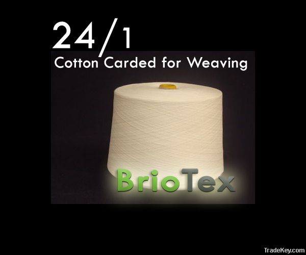 24/1 Cotton Carded Yarn for Weaving