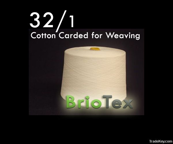 32/1 Cotton Carded Yarn for Weaving
