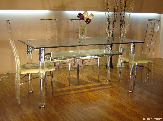 RY-007 Modern Clear Acrylic Coffee Table