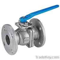 2pc ball valve flange end with ISO direct mounting pad full port