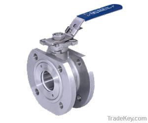 High quality Flange wafer type cf8m ball valve one peice ball valve