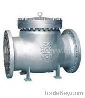 High quality WCB manual H44H-40 swing flanged check valve