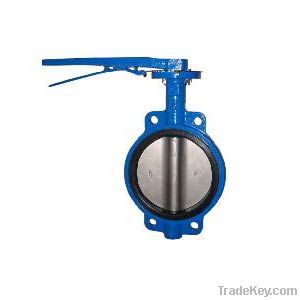 High quality Wafer Type Double Half Shaft Butterfly Valve Without Pin