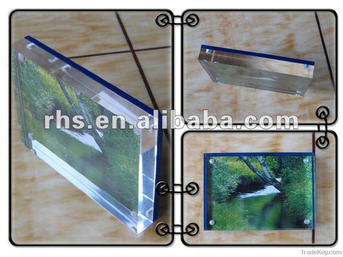 acrylic display photo frame