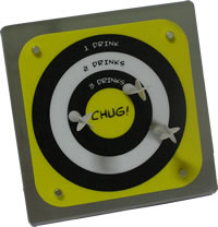 CHUG! Magnetic Dart Board