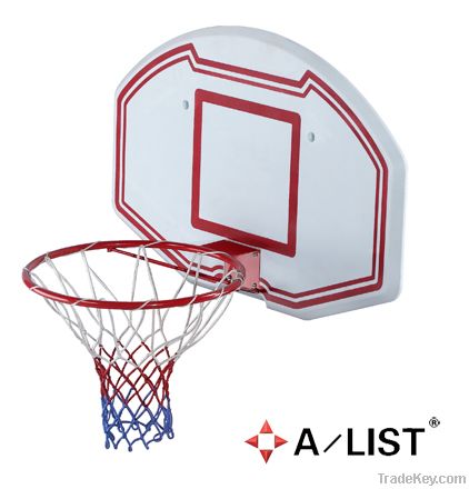 Portable youth rim basketball backboard combo