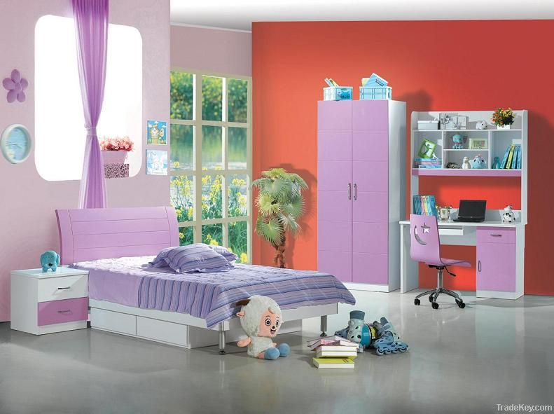 MDF Panels kids Bedroom Set