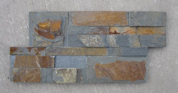 Chinese rusty slate wall cladding panel stone 