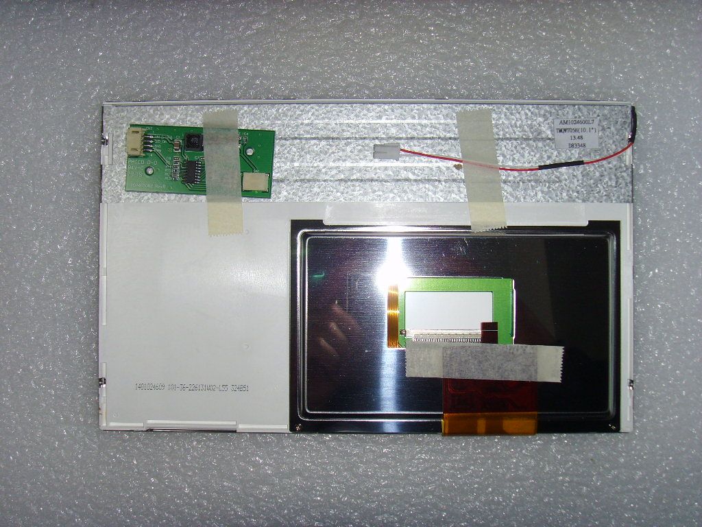 10.1 inch 1024x600 TFT LCD module with capacitive touch screen, AM-1024600L7TMQW-T05H