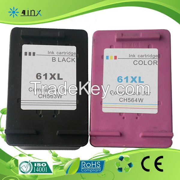 High quality, Remanufactured ink cartridge for hp61xl b/c, made in China