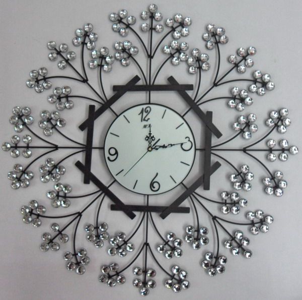 Wholesale Large Size Home Decor Metal Wall Clock