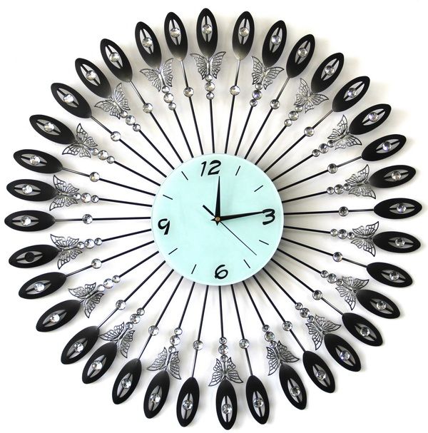 Wholesale Large Size Home Decor Metal Wall Clock