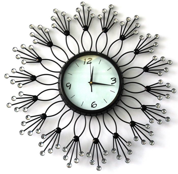 Wholesale Large Size Home Decor Metal Wall Clock